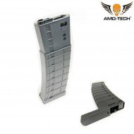 Set 5 hi-caps flash magazines 410bb apples black for m4 series amo-tech® (amt-hcf-apples-bk-5)