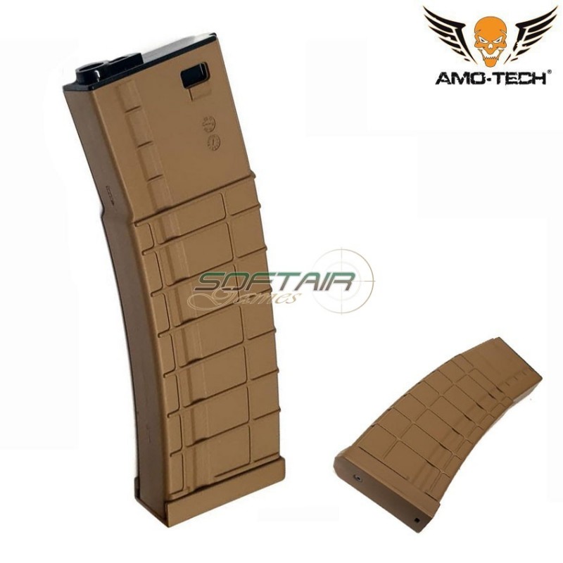 Mid-cap magazine 200bb apples3 dark earth for m4 series amo-tech® (amt-mc-apples3-de)