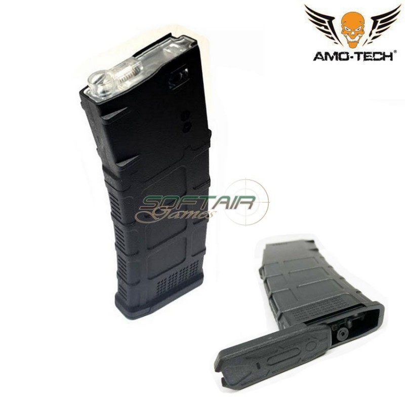 Set 5 hi-caps flash magazines 320bb gen.3 oscar black for series m4 amo-tech® (amt-hcf-oscar-bk-5)