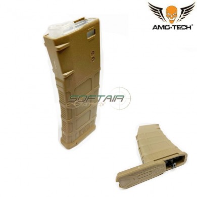 Hi-cap flash magazine 320bb gen.3 oscar dark earth for series m4 amo-tech® (amt-hcf-oscar-de)