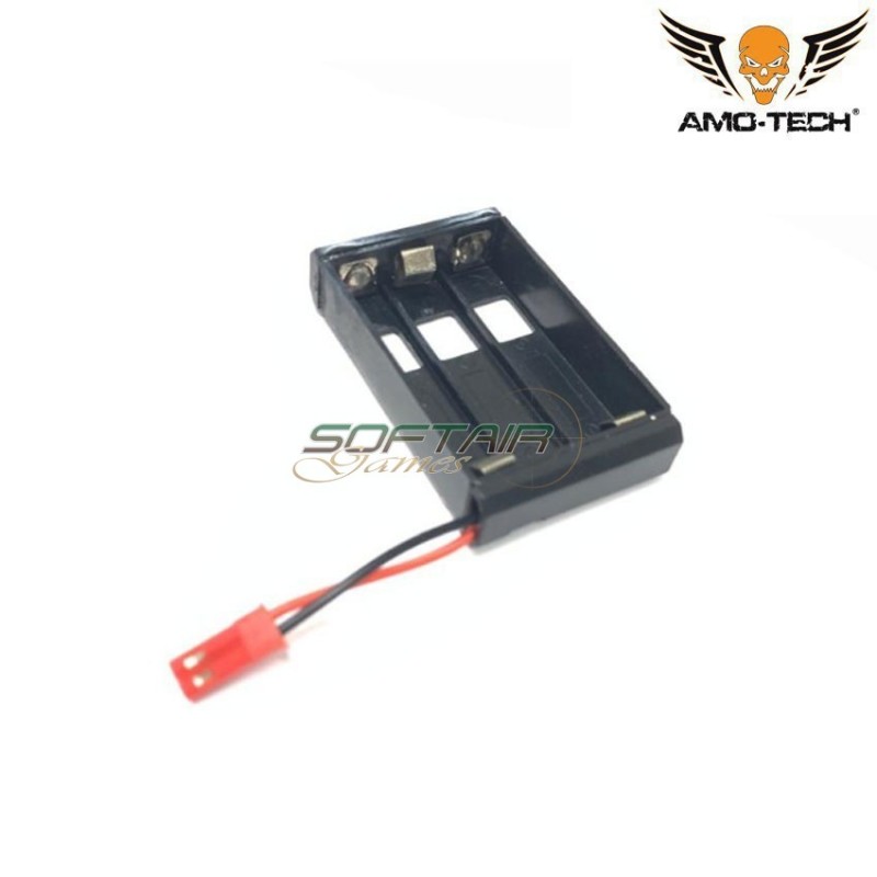 Caricatore elettrico & sound 1200bb george black per serie g36 amo-tech® (amt-esm-george-bk)
