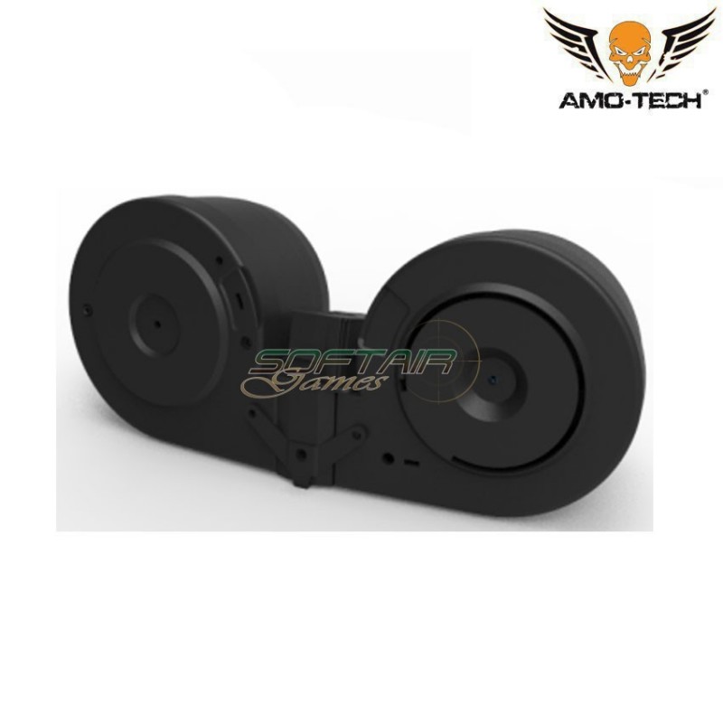Caricatore elettrico & sound 2500bb king black per serie ak amo-tech® (amt-esm-king-bk)