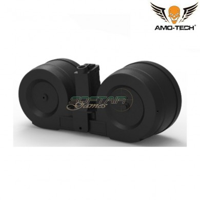Electric & sound magazine 2500bb nuts black for mp5 series amo-tech® (amt-esm-nuts-bk)