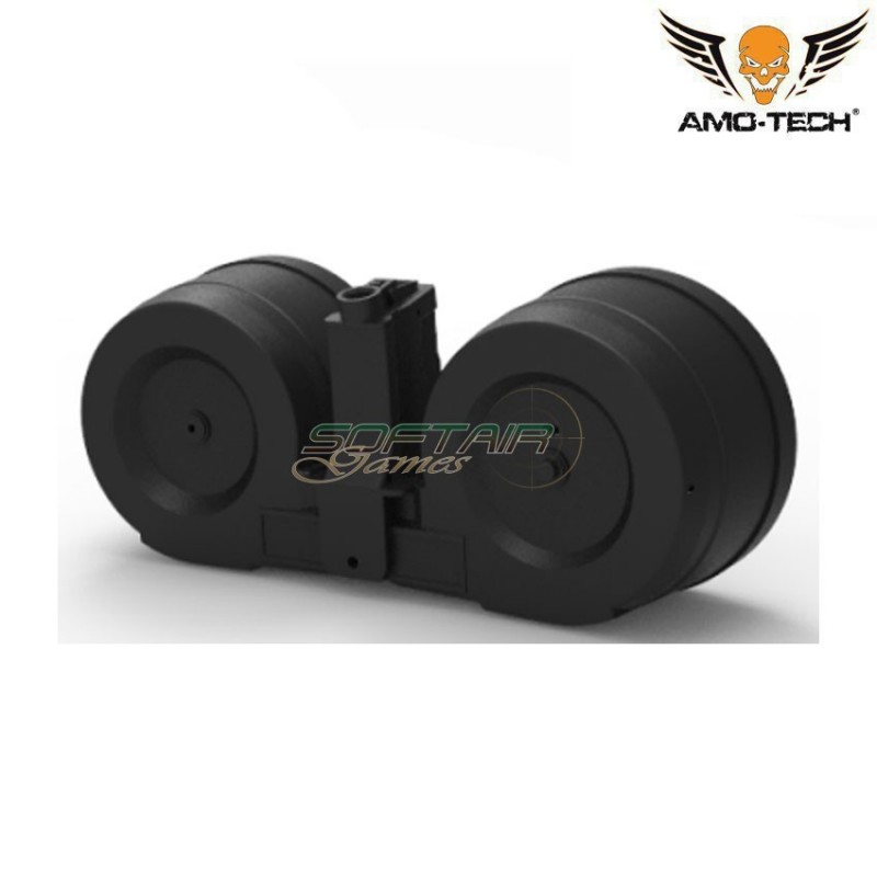 Electric & sound magazine 2500bb nuts black for mp5 series amo-tech® (amt-esm-nuts-bk)