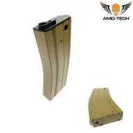 Set 5 mid-caps magazines 150bb india2 dark earth for m4 series amo-tech® (amt-mc-india2-de-5)