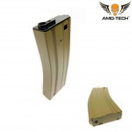 Set 5 caricatori monofilari 70bb india3 dark earth per serie m4 amo-tech® (amt-mc-india3-de-5)