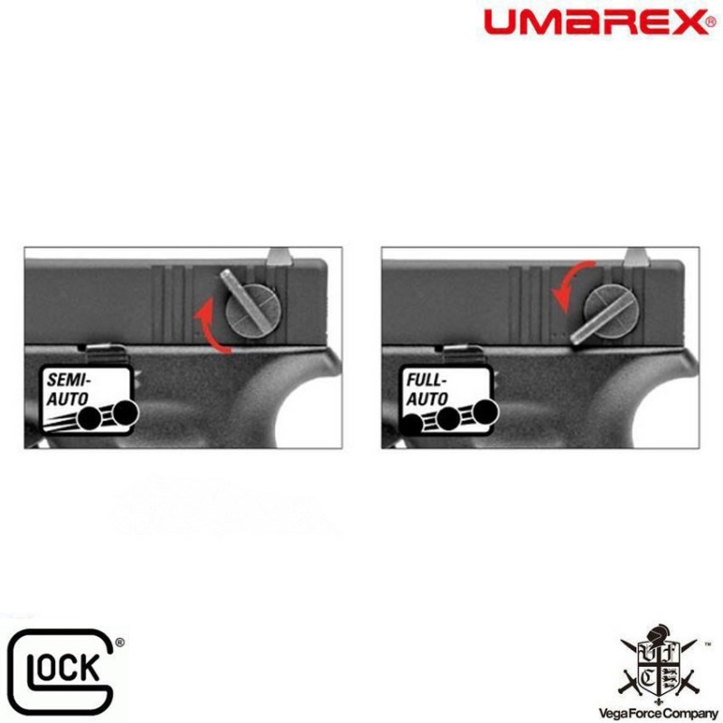 Pistola a gas glock 18c blowback black vfc umarex (um-2.6419x)