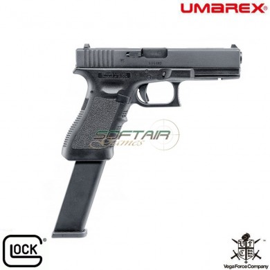 Gas gbb pistol glock 18c blowback black vfc umarex (um-2.6419x)