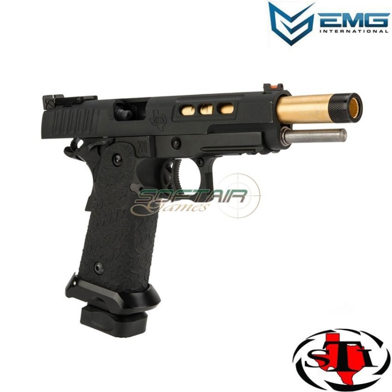 Gas gbb pistol dvc 3-gun 2011 threaded version emg (emg-110982)