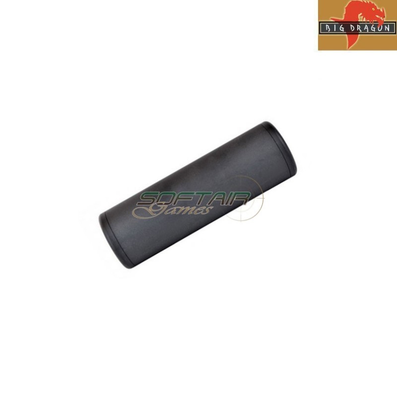 Silenziatore 14mm cw & ccw black 110mm big dragon (bd-0459b)