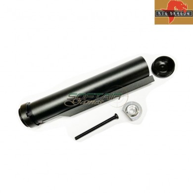 Aluminum Black Stock Tube For M4/m16 Big Dragon (bd-0220)