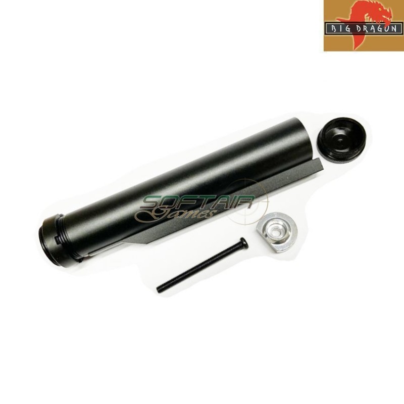Tubo Calcio Black In Alluminio Per M4/m16 Big Dragon (bd-0220)