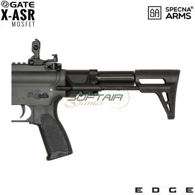 Fucile Elettrico Sa-e12 Edge™ M4 Short Keymod Pdw Replica Chaos Grey Specna Arms® (spe-01-027689)