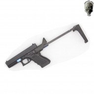 Brace conversion for pistol g17/g18 black flux def. style tmc (tmc-hm129-bk)
