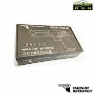 Co2 pistol semi/full auto desert eagle l6 mk xix .50ae silver cybergun (950504)