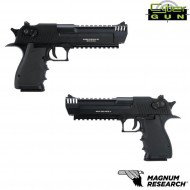 Pistola a co2 semi/full auto desert eagle l6 mk xix .50ae black cybergun (950501)