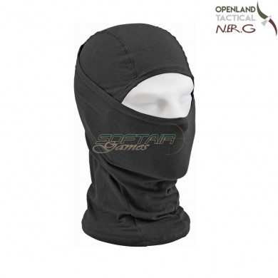 Cotton balaclava black openland tactical nerg (opt-12007-01)