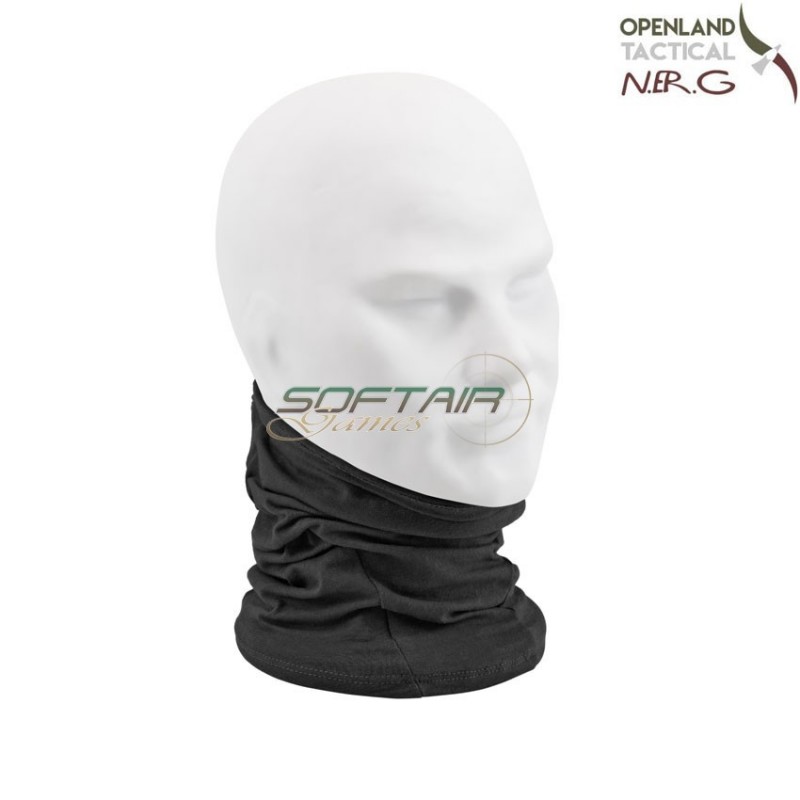 Cotton balaclava black openland tactical nerg (opt-12007-01)