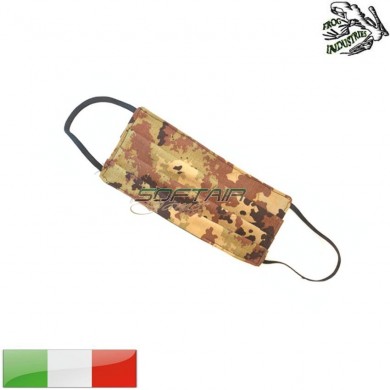 Mascherina portafiltro vegetata® frog industries® (fi-mask-tc)