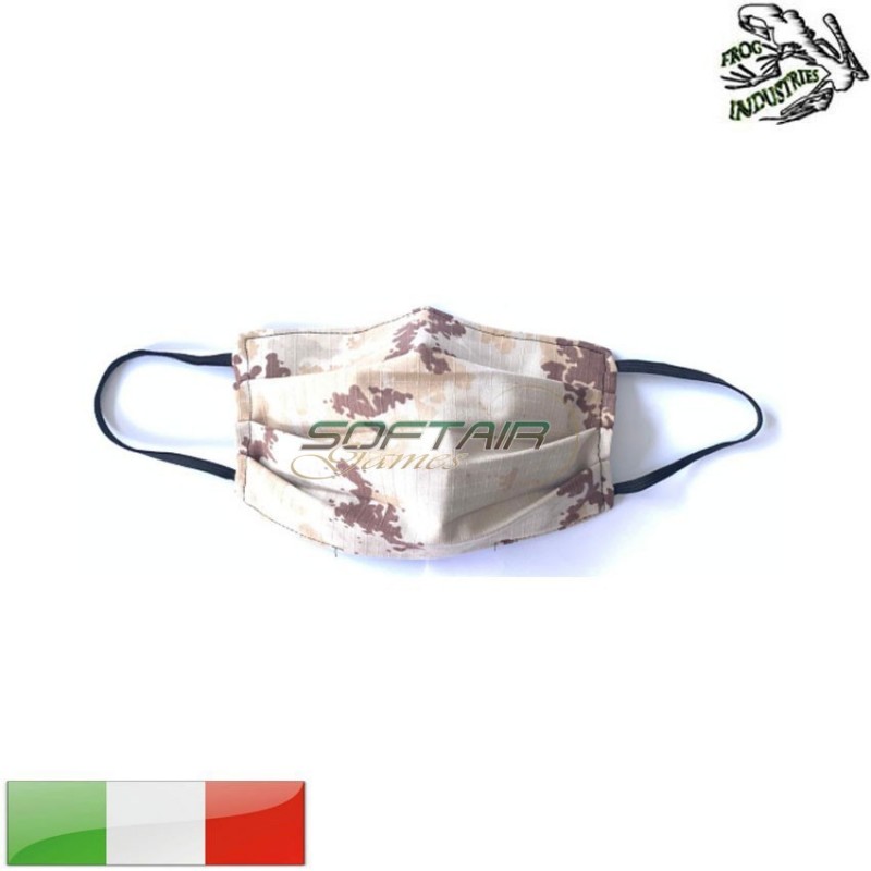 Italian® desert camo mask filter holder frog industries® (fi-mask-tcd)