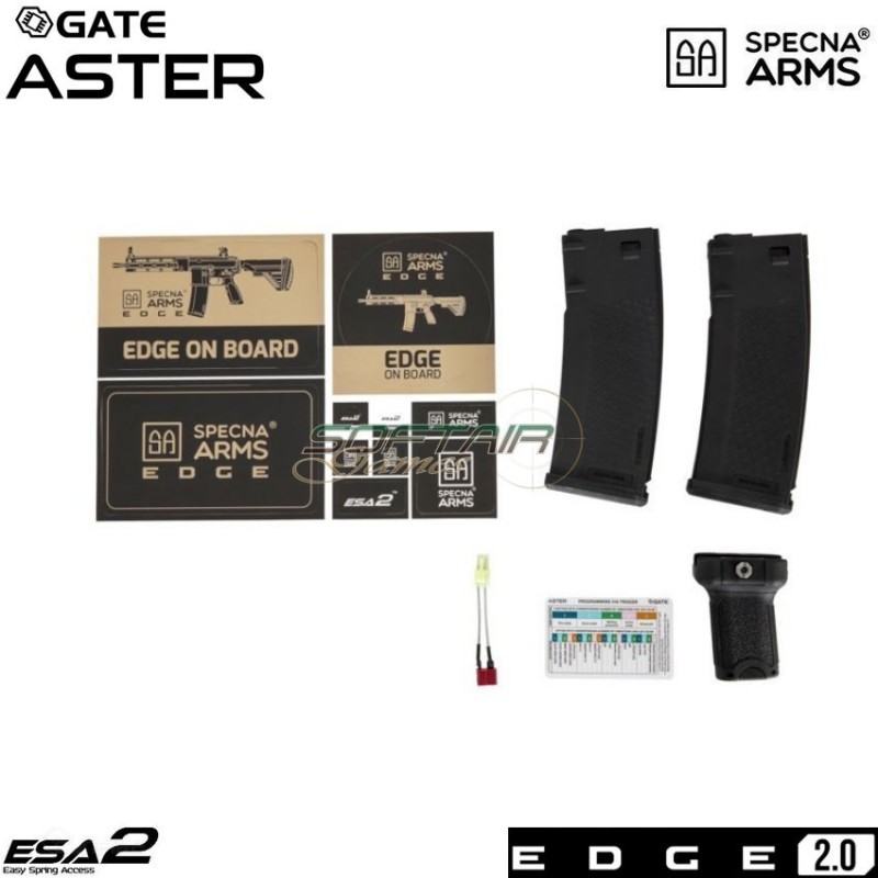 Electric rifle sa-h21 416 long version edge 2.0™ black specna arms® (spe-01-028552)