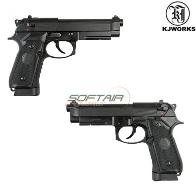 Pistola Al Co2 M9a1 Beretta Scarrellante Black Kjworks (kjw-007676)