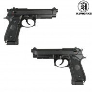 Pistola Al Co2 M9a1 Beretta Scarrellante Black Kjworks (kjw-007676)