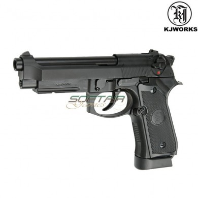 Pistola Al Co2 M9a1 Beretta Scarrellante Black Kjworks (kjw-007676)