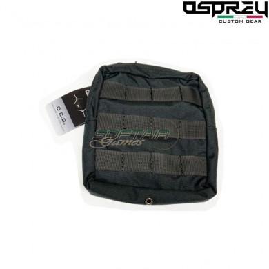 Utility medium verticale black osprey custom gear (ocg-14-bk)