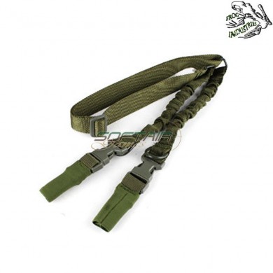Cinghia due punti type silence verde frog industries® (fi-wo-sl06v)