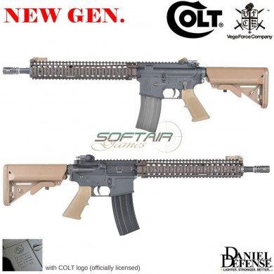 Electric rifle mk18 ris ii two tone colt vfc (vf1-lm4ris2-tn01_l)