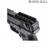 Direct mount base mount black glock nine ball (nb-179505)