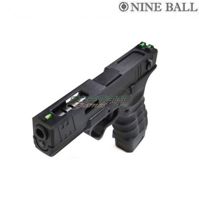Fiber optic green sight set for marui g18/g19 gbb nine ball (nb-133809)