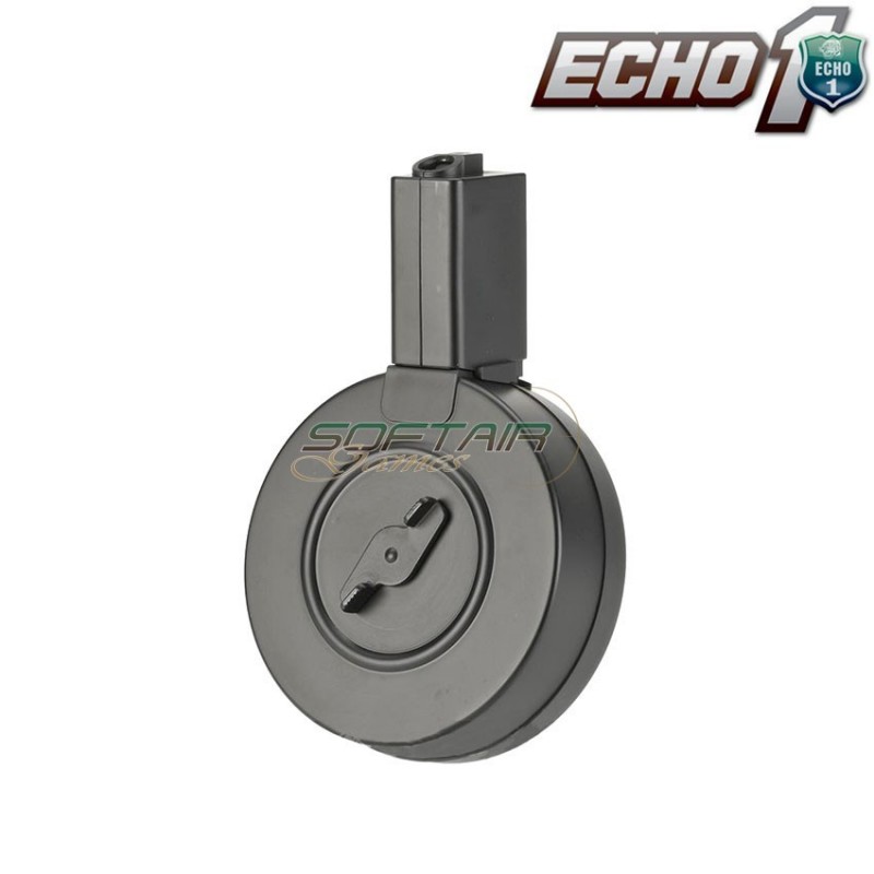 Caricatore drum maggiorato black 550bb per smg gat echo1 (e1-310753)