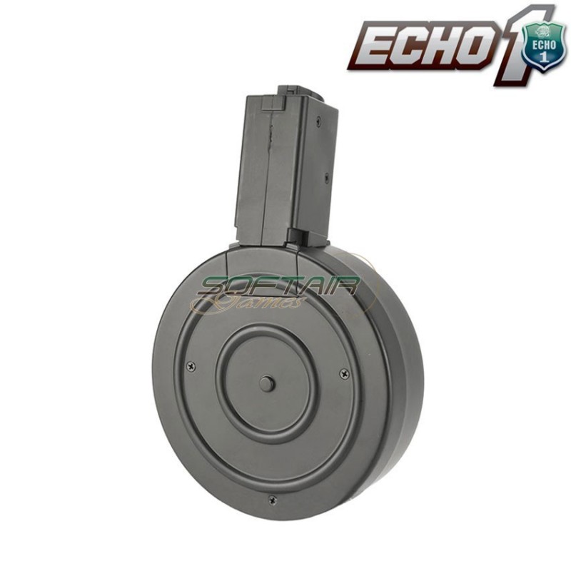 Caricatore drum maggiorato black 550bb per smg gat echo1 (e1-310753)
