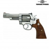 Revolver a gas s&w m66 4" silver/chrome tanaka (ta-110950)