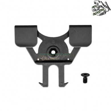 Black adapter molle for holsters frog industries® (fi-025667-bk)