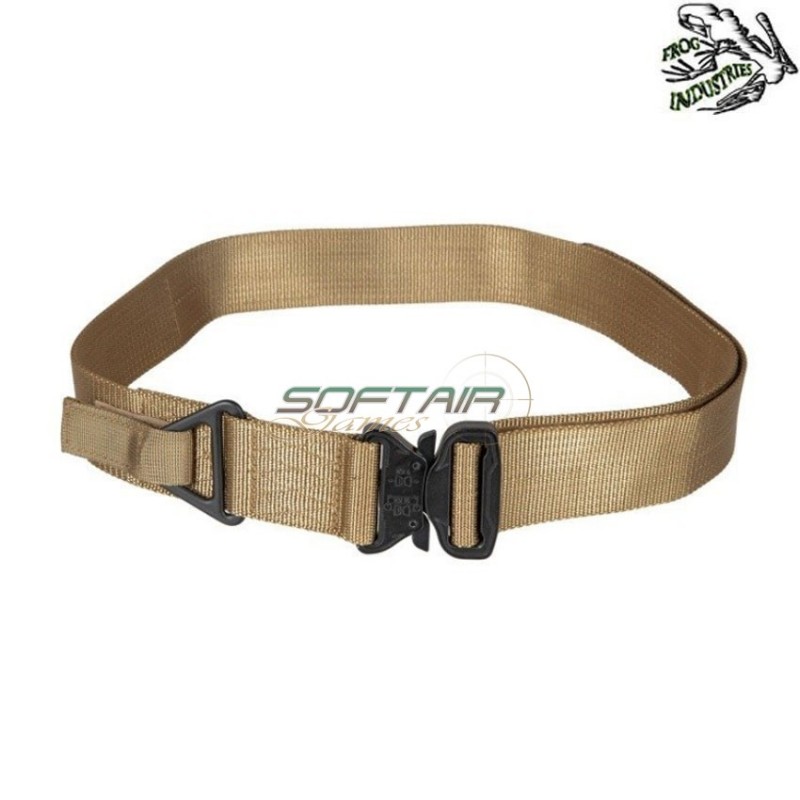Tactical belt qr cqb coyote frog industries® (fi-019337-tan)