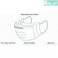 50 pieces face mask kysafe (kys-90-029196)