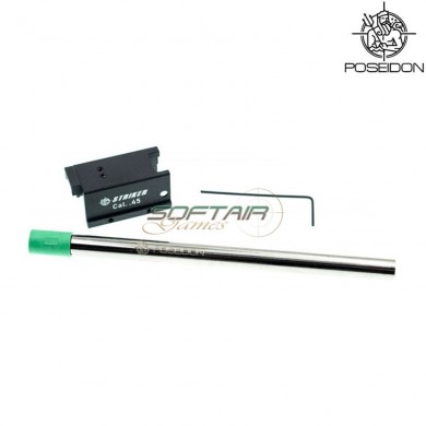 Striker hop up chamber kit w/air cushion 133mm barrel for tm mk23 gbb pistol poseidon (pi-031)