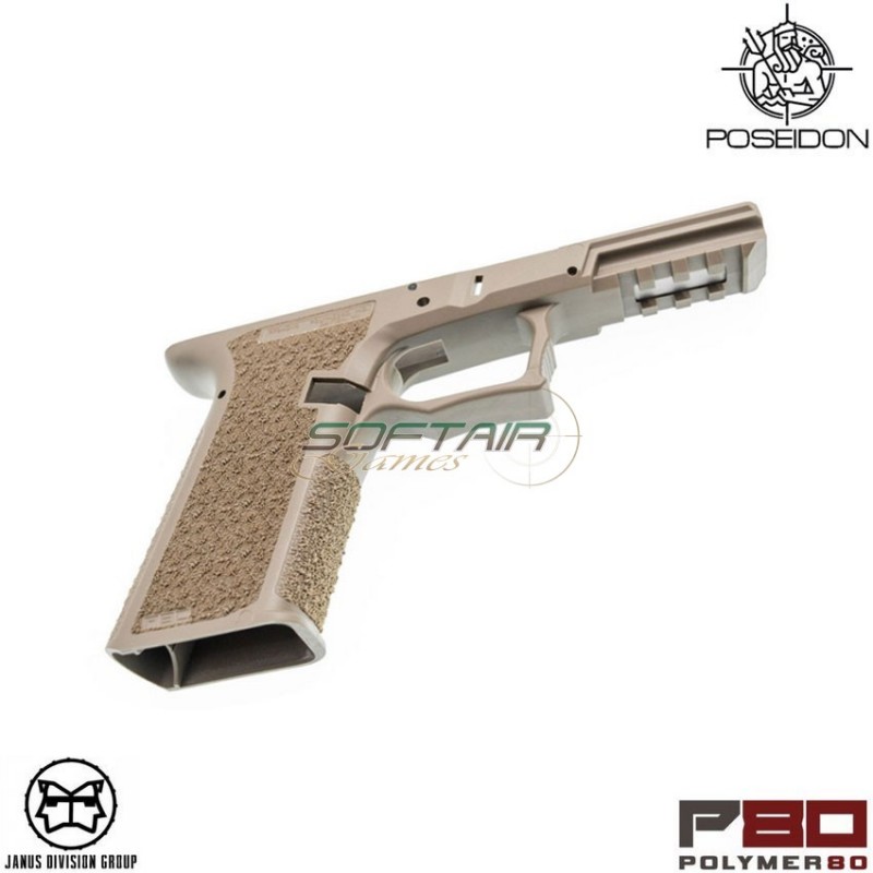 Frame polymer80 gen.3 glock 17 tm/we jdg licensed fde poseidon (ppw-p80frame-fde)