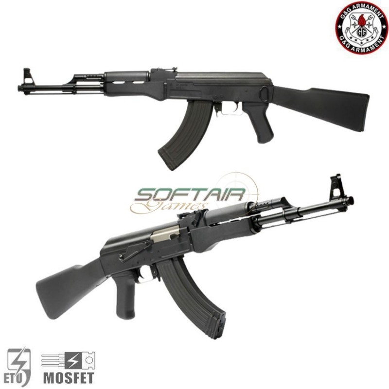 Electric rifle cm47 black etu g&g (gg-cm47-bk)