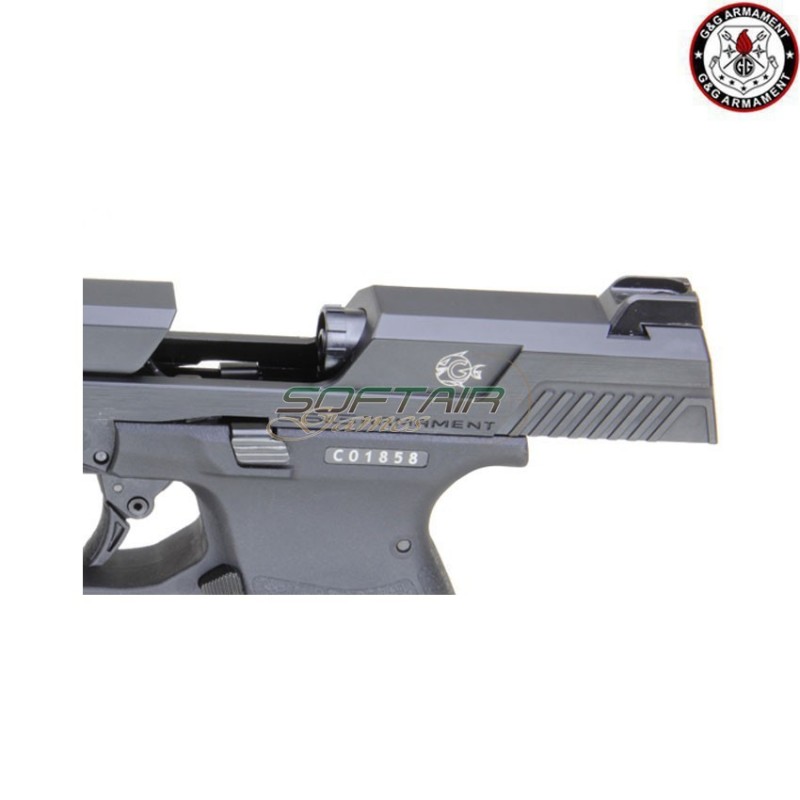 Pistola a gas piranha mki black g&g (gg-pirb)