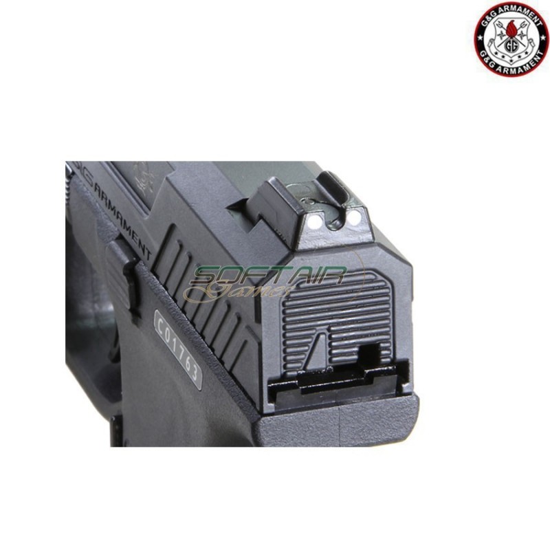 Gas gbb pistol piranha mki black g&g (gg-pirb)