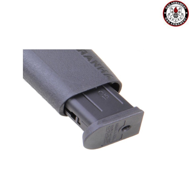 Gas gbb pistol piranha mki black g&g (gg-pirb)