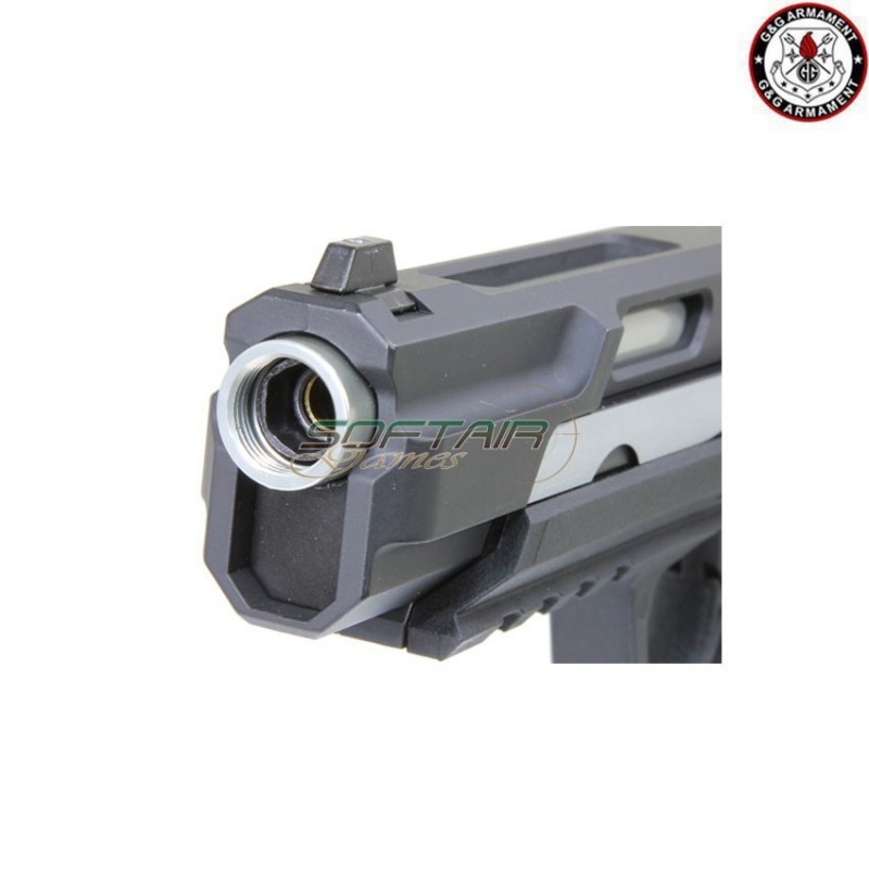 Gas gbb pistol piranha mki silver g&g (gg-pirs)