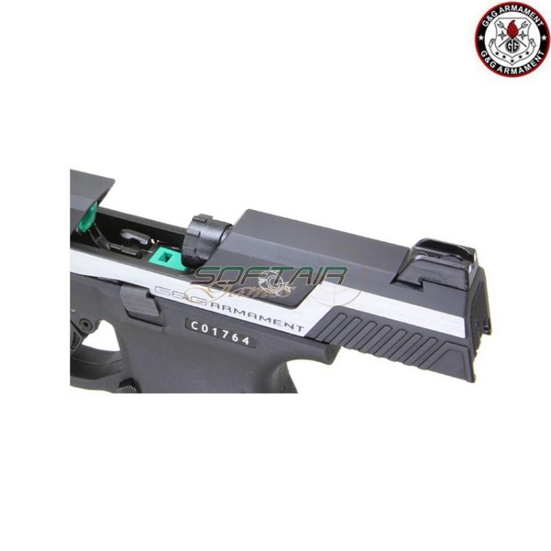 Pistola a gas piranha mki silver g&g (gg-pirs)