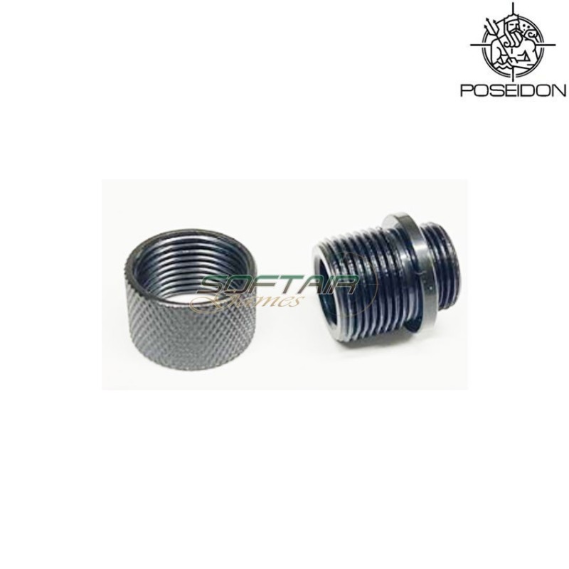 Adattatore & protezione type a 14mm ccw per pistole poseidon (pbw-17ada-a)