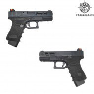 Pistola a gas p19 shadow black poseidon (ppw-p19-shadow-bk)