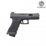 Pistola a gas p17 evo black poseidon (ppw-p17-evo-bk)